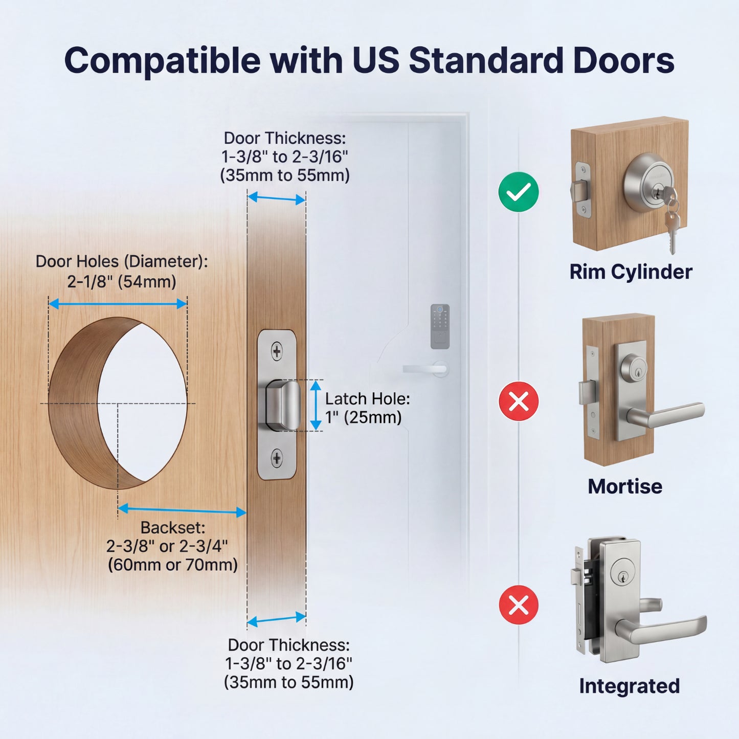 RUIKANG RA-9 WiFi Fingerprint Deadbolt with Keyless Entry & Touchscreen – Auto-Lock, App Control for Front Door