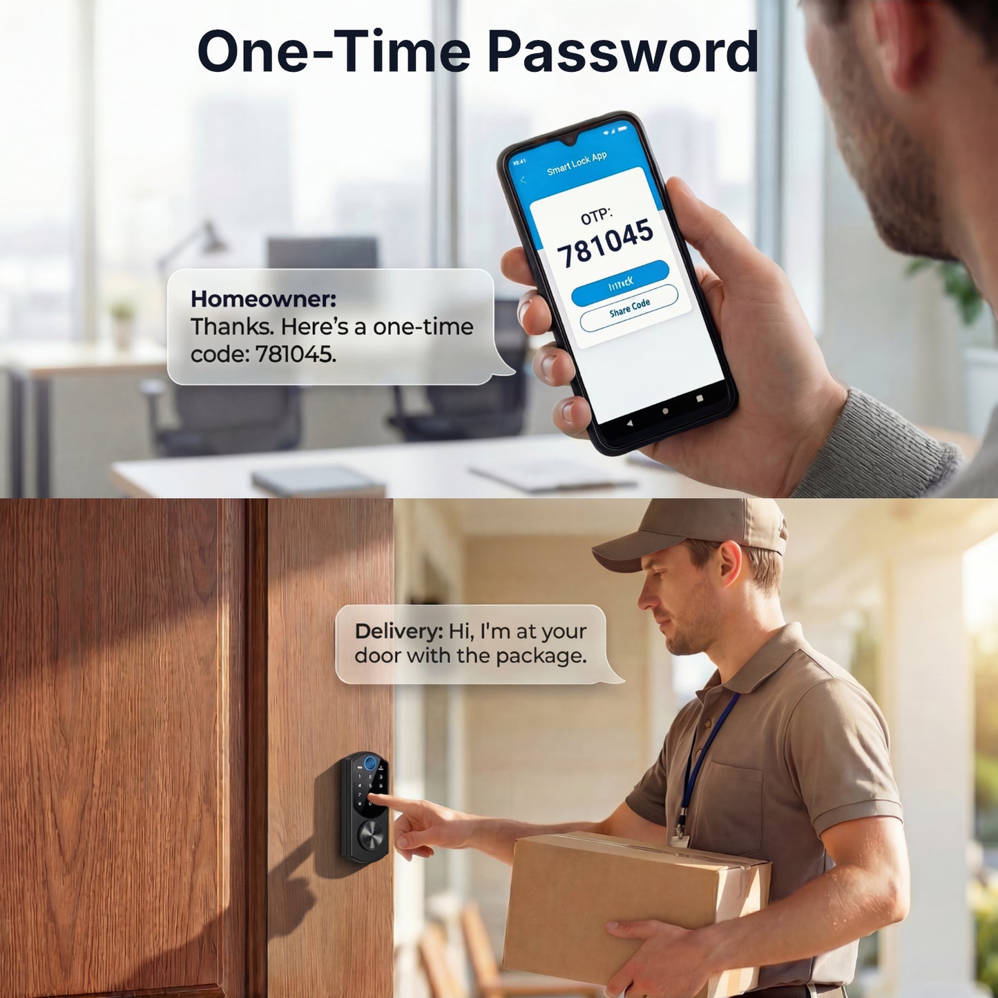 RUIKANG RA-7 WiFi Fingerprint Smart Lock with Keyless Entry Deadbolt – Auto-Lock & App Remote for Front Door