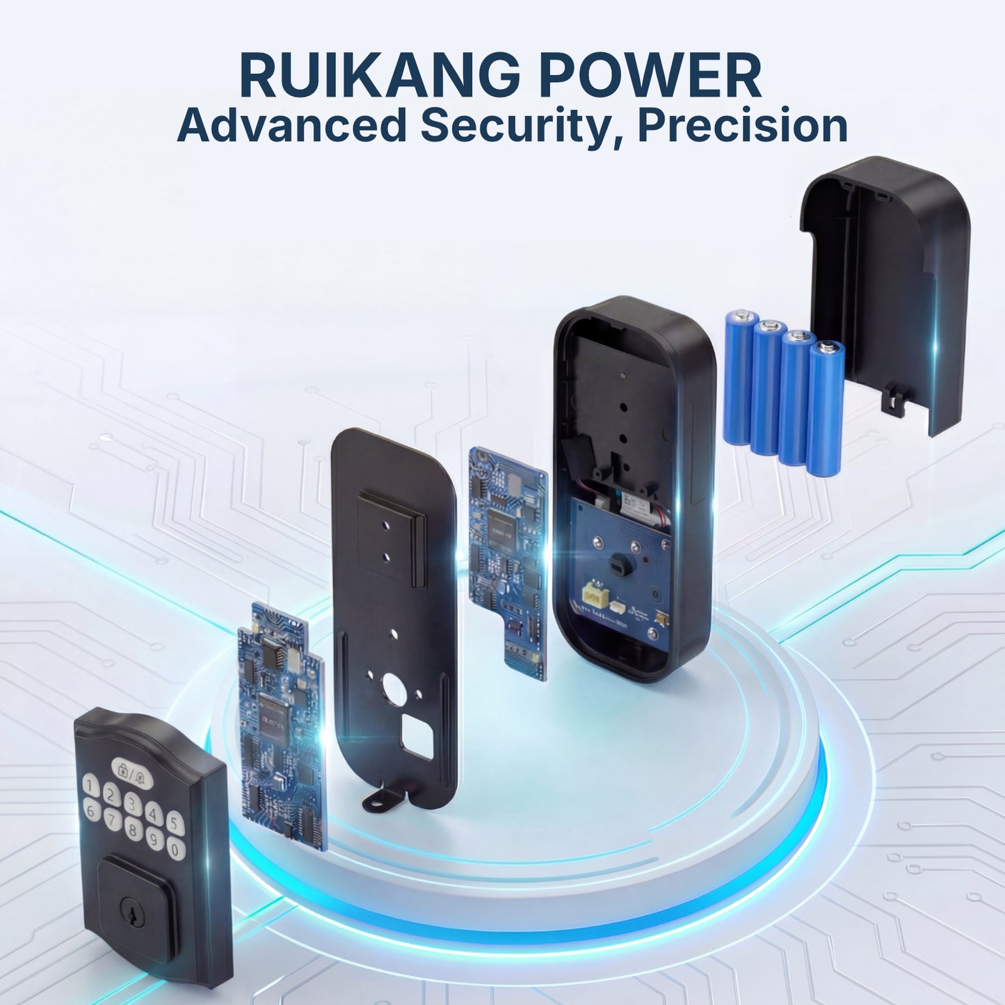 RUIKANG Y68 Keyless Entry Smart Deadbolt with Auto-Lock for Front Door