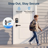 RUIKANG Y78 WiFi Fingerprint Keyless Entry Deadbolt with Auto-Lock & App Remote